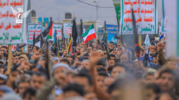 تقرير مصور/ صنعاء تشهد مسيرات مليونية دعما لغزة