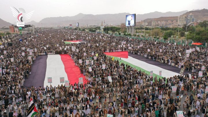 تقرير مصور/ صنعاء تشهد مسيرات مليونية دعما لغزة