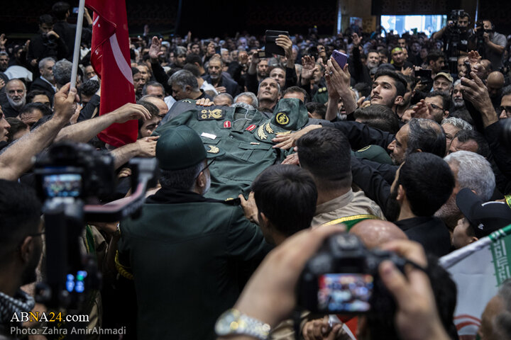 مراسم بزرگداشت سپهبد شهید حسین سلامی در شهر تهران