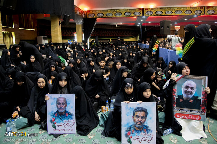 مراسم بزرگداشت سپهبد شهید حسین سلامی در شهر تهران