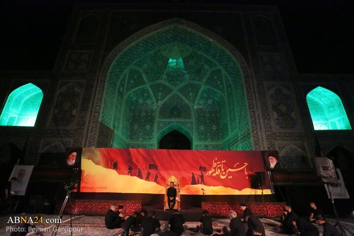 مراسم عزاداری دهه اول محرم در هیئت رزمندگان اسلام شهر اصفهان