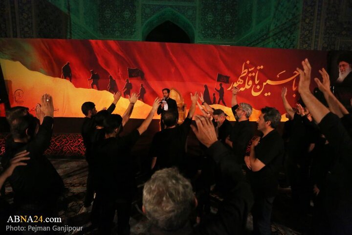 مراسم عزاداری دهه اول محرم در هیئت رزمندگان اسلام شهر اصفهان
