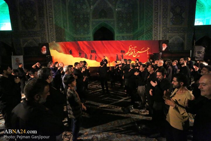 مراسم عزاداری دهه اول محرم در هیئت رزمندگان اسلام شهر اصفهان