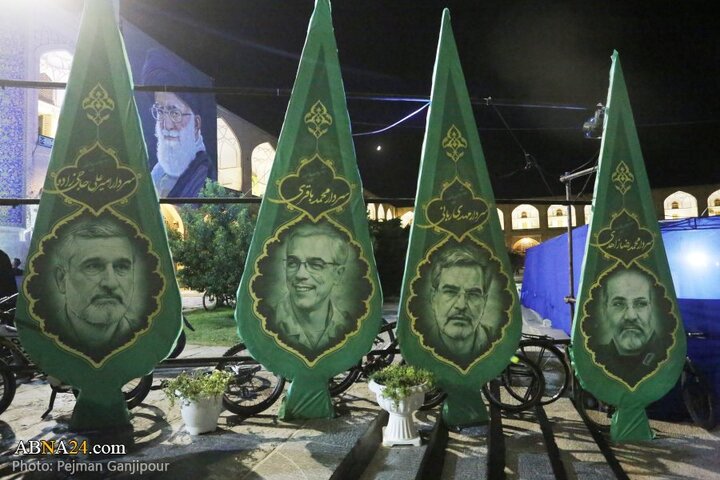 مراسم عزاداری دهه اول محرم در هیئت رزمندگان اسلام شهر اصفهان