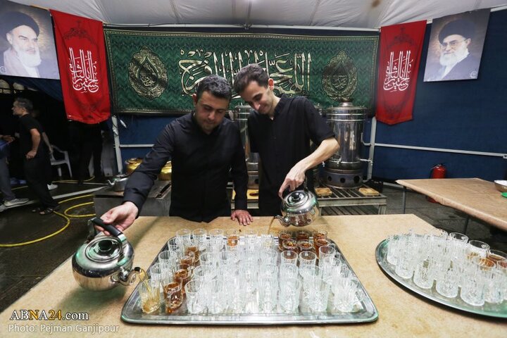 مراسم عزاداری دهه اول محرم در هیئت رزمندگان اسلام شهر اصفهان