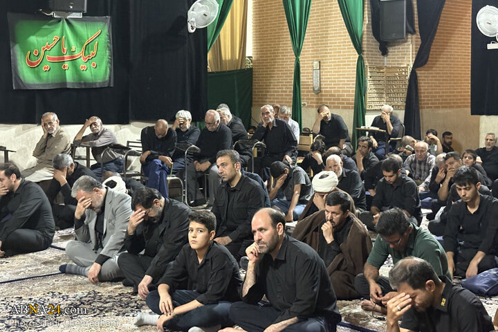 مراسم عزاداری عزاداری سید و سالار شهیدان در مسجد جامع شهر قم