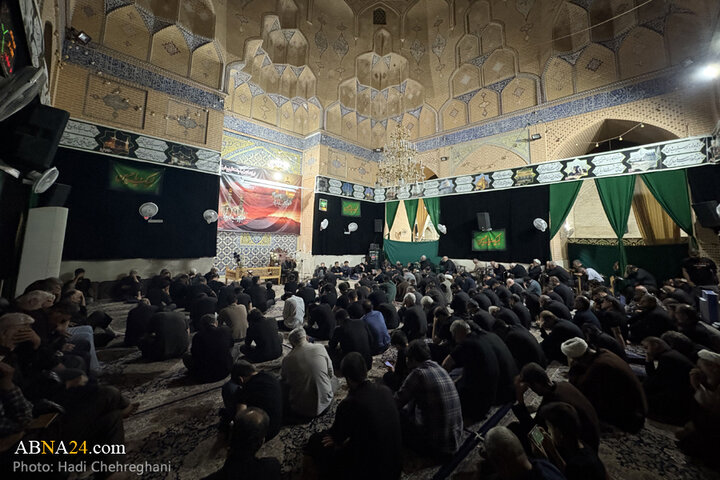 مراسم عزاداری عزاداری سید و سالار شهیدان در مسجد جامع شهر قم