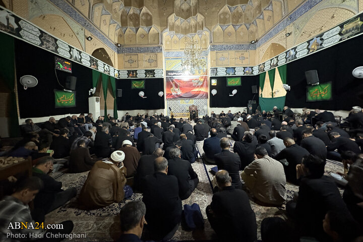 مراسم عزاداری عزاداری سید و سالار شهیدان در مسجد جامع شهر قم