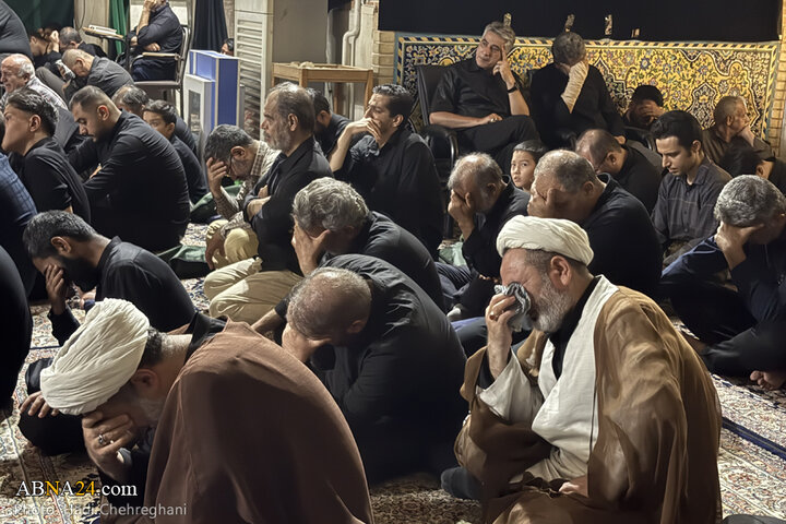 مراسم عزاداری عزاداری سید و سالار شهیدان در مسجد جامع شهر قم