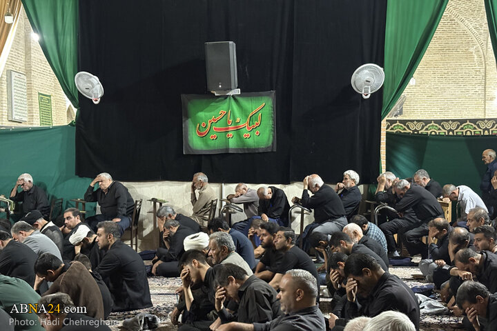 مراسم عزاداری عزاداری سید و سالار شهیدان در مسجد جامع شهر قم