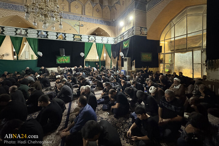 مراسم عزاداری عزاداری سید و سالار شهیدان در مسجد جامع شهر قم