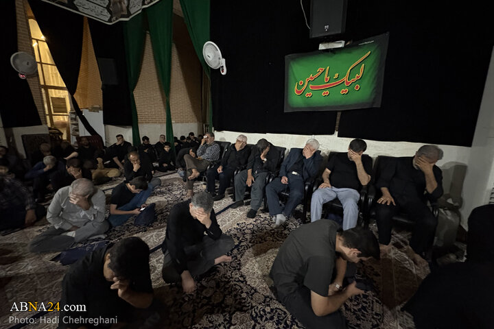 مراسم عزاداری عزاداری سید و سالار شهیدان در مسجد جامع شهر قم