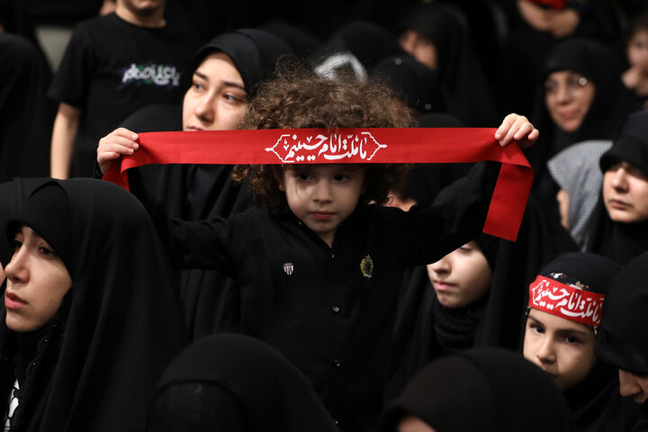 Photos: Third night of Muharram mourning ceremonies on eve of Tasu’a held in the Imam Khomeini (ra) Hussainiyah