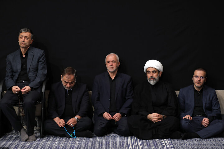 Photos: Third night of Muharram mourning ceremonies on eve of Tasu’a held in the Imam Khomeini (ra) Hussainiyah
