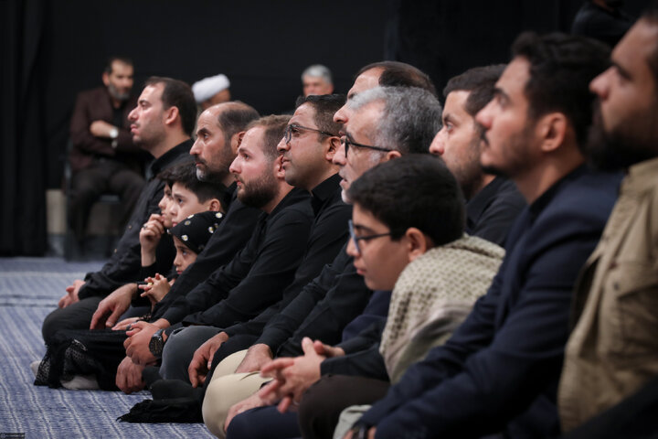 Photos: Third night of Muharram mourning ceremonies on eve of Tasu’a held in the Imam Khomeini (ra) Hussainiyah