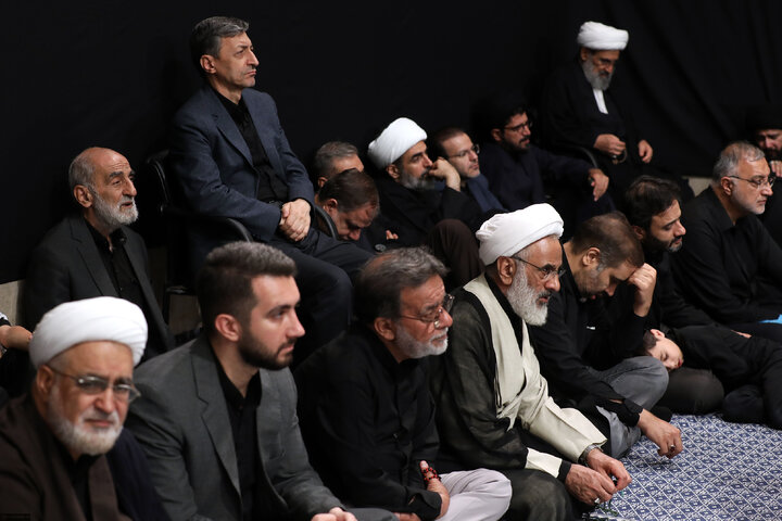 Photos: Third night of Muharram mourning ceremonies on eve of Tasu’a held in the Imam Khomeini (ra) Hussainiyah