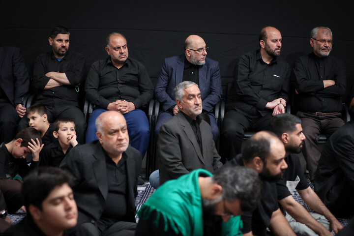Photos: Third night of Muharram mourning ceremonies on eve of Tasu’a held in the Imam Khomeini (ra) Hussainiyah