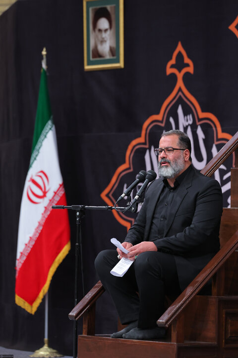Photos: Third night of Muharram mourning ceremonies on eve of Tasu’a held in the Imam Khomeini (ra) Hussainiyah