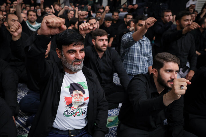 Photos: Third night of Muharram mourning ceremonies on eve of Tasu’a held in the Imam Khomeini (ra) Hussainiyah