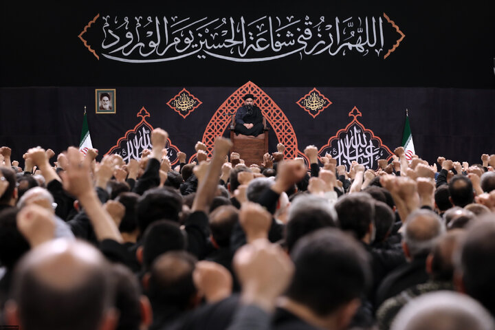 Photos: Third night of Muharram mourning ceremonies on eve of Tasu’a held in the Imam Khomeini (ra) Hussainiyah