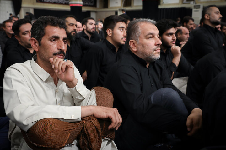 Photos: Third night of Muharram mourning ceremonies on eve of Tasu’a held in the Imam Khomeini (ra) Hussainiyah