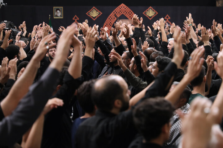 Photos: Third night of Muharram mourning ceremonies on eve of Tasu’a held in the Imam Khomeini (ra) Hussainiyah
