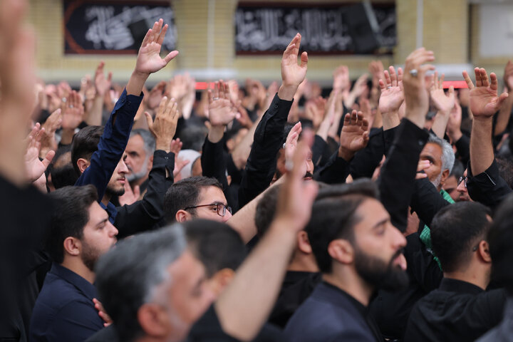 Photos: Third night of Muharram mourning ceremonies on eve of Tasu’a held in the Imam Khomeini (ra) Hussainiyah
