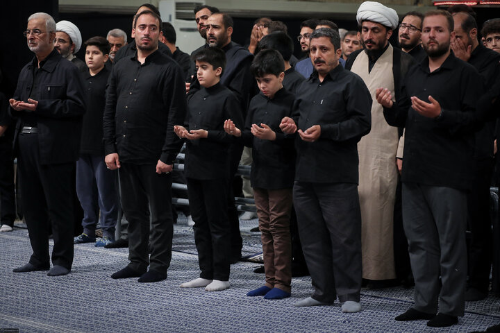 Photos: Third night of Muharram mourning ceremonies on eve of Tasu’a held in the Imam Khomeini (ra) Hussainiyah