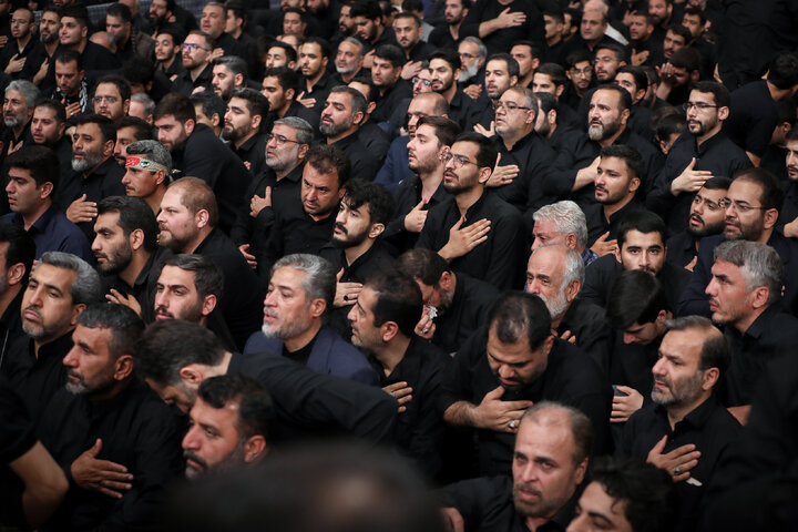 Photos: Third night of Muharram mourning ceremonies on eve of Tasu’a held in the Imam Khomeini (ra) Hussainiyah