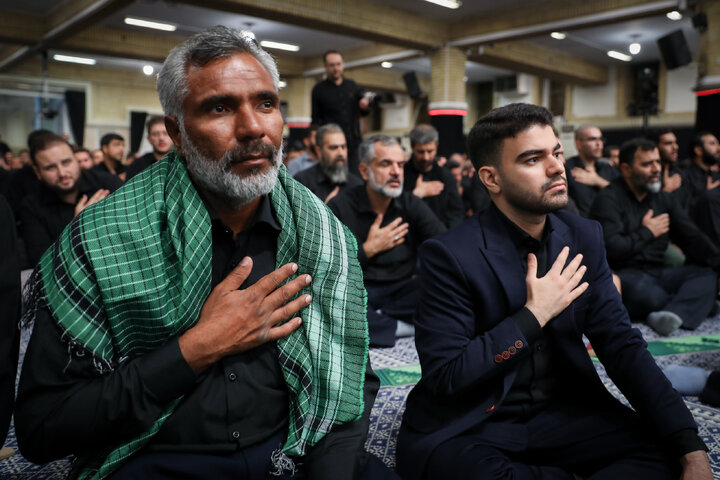 Photos: Third night of Muharram mourning ceremonies on eve of Tasu’a held in the Imam Khomeini (ra) Hussainiyah