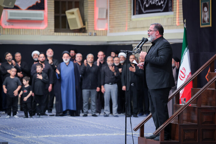 Photos: Third night of Muharram mourning ceremonies on eve of Tasu’a held in the Imam Khomeini (ra) Hussainiyah