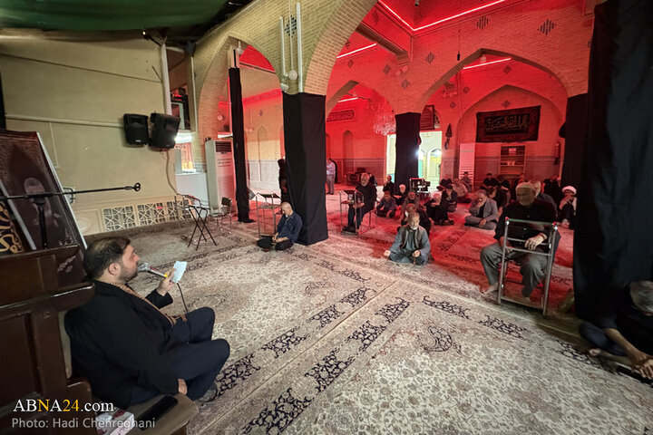 مراسم عزاداری حسینی در امامزاده موسی مبرقع(ع) شهر قم