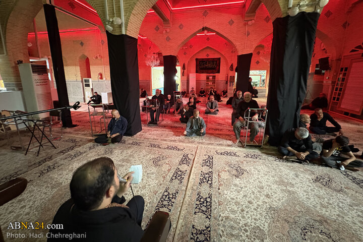 مراسم عزاداری حسینی در امامزاده موسی مبرقع(ع) شهر قم