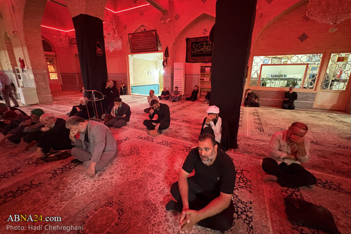 مراسم عزاداری حسینی در امامزاده موسی مبرقع(ع) شهر قم