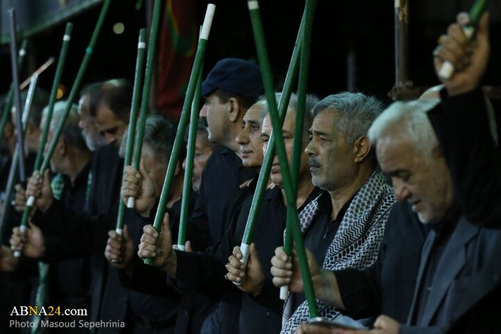 نهمین شب محرم در هیئت عزاداران محله عزیزآباد مارالان شهر تبریز