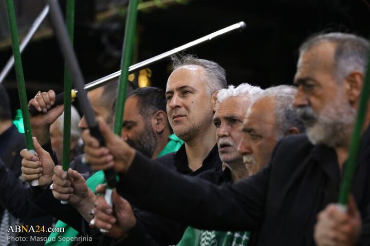 نهمین شب محرم در هیئت عزاداران محله عزیزآباد مارالان شهر تبریز