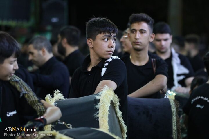 نهمین شب محرم در هیئت عزاداران محله عزیزآباد مارالان شهر تبریز