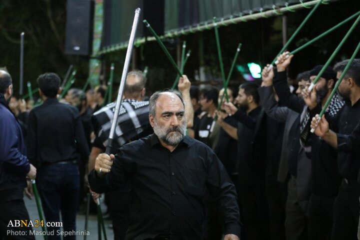 نهمین شب محرم در هیئت عزاداران محله عزیزآباد مارالان شهر تبریز