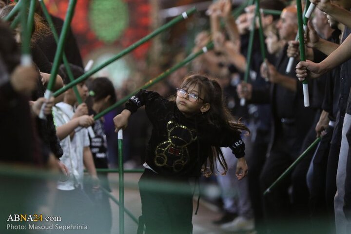 نهمین شب محرم در هیئت عزاداران محله عزیزآباد مارالان شهر تبریز