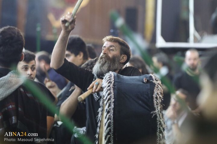 نهمین شب محرم در هیئت عزاداران محله عزیزآباد مارالان شهر تبریز