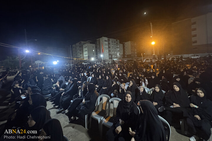 مراسم عزاداری شب تاسوعای حسینی در پردیسان قم