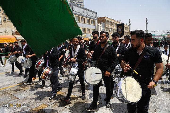 عزاداری مردم شهر قم در روز تاسوعای حسینی