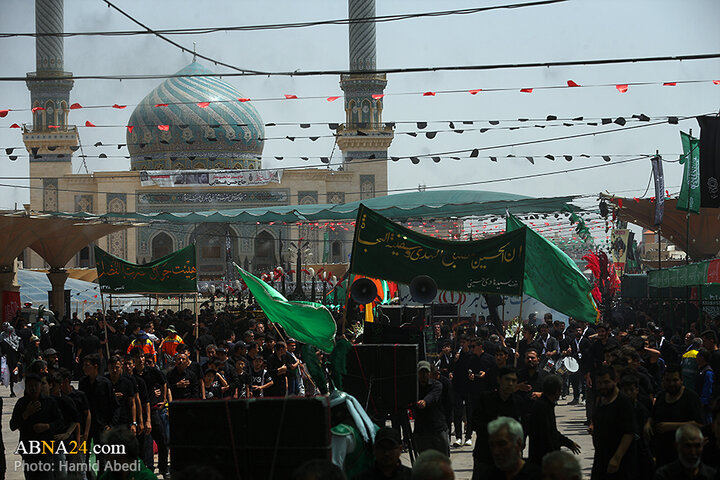 عزاداری مردم شهر قم در روز تاسوعای حسینی