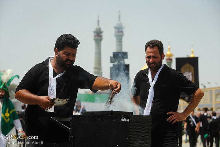 عزاداری مردم شهر قم در روز تاسوعای حسینی