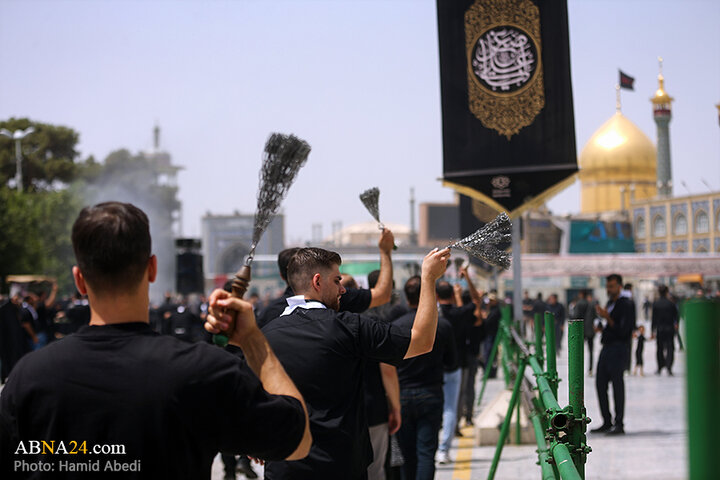 عزاداری مردم شهر قم در روز تاسوعای حسینی