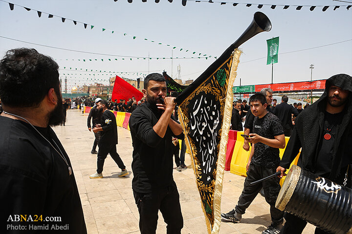 عزاداری مردم شهر قم در روز تاسوعای حسینی