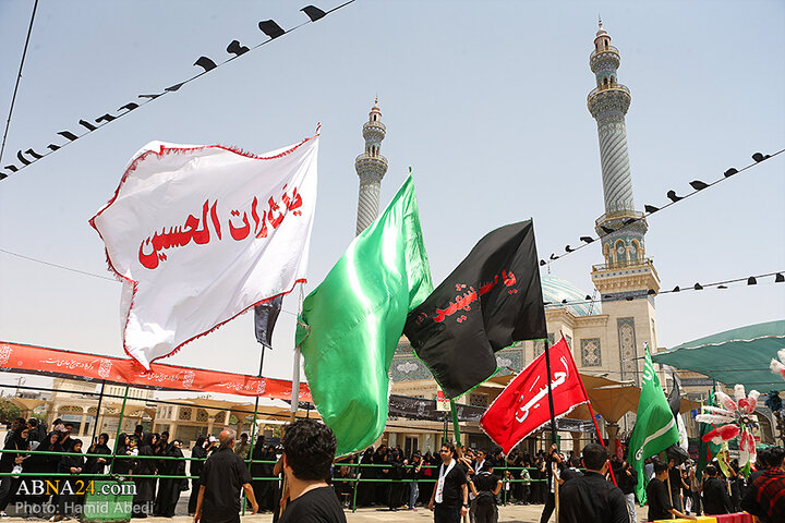عزاداری مردم شهر قم در روز تاسوعای حسینی