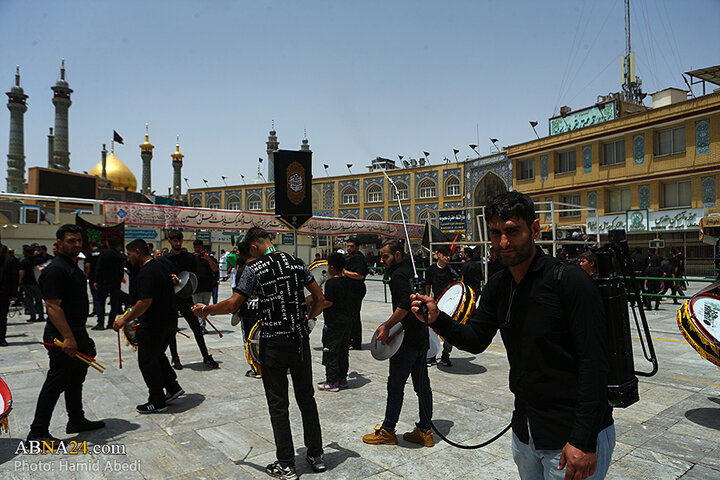 عزاداری مردم شهر قم در روز تاسوعای حسینی