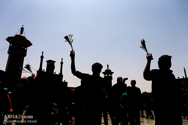 عزاداری مردم شهر قم در روز تاسوعای حسینی