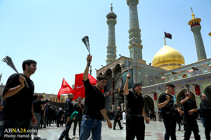 گزارش تصویری | عزاداری مردم شهر قم در روز تاسوعای حسینی